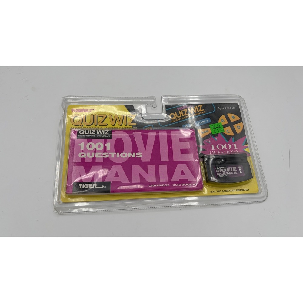 Tiger Quiz Wiz Movie Mania Expansion Pack OS Pink 1001 Questions Book Cartridge